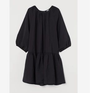 Black H&M Balloon - Sleeved Dress
